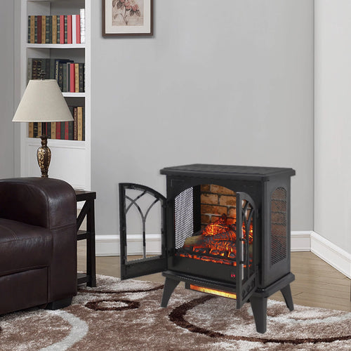 24 Inch 3D Infrared Electric Stove with Remote Control X66098