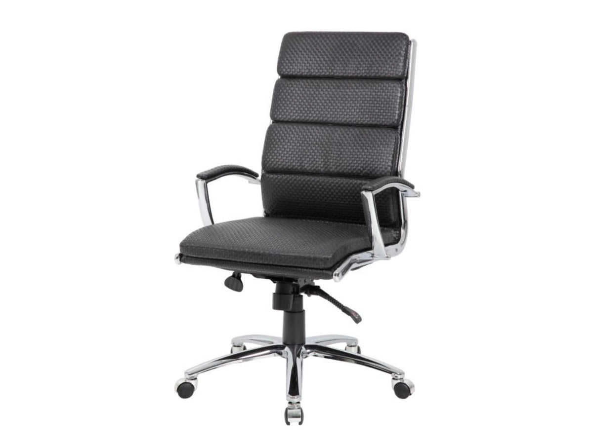 Vinyl Chair with Metal Chrome Finish V95192