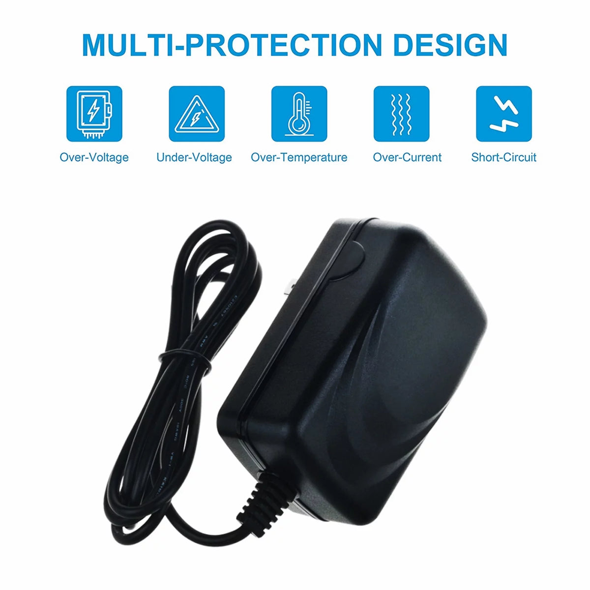 4ft AC-DC Adapter Replacement Power Supply Cord Cable B722