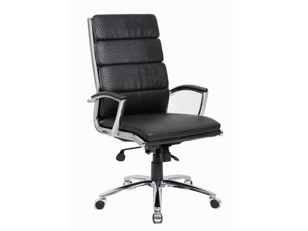 Vinyl Chair with Metal Chrome Finish V95192