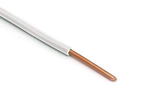 14 AWG White Insulated Solid Copper THHN THWN Wire J54768