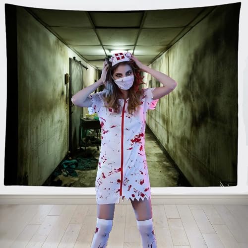 Abandoned Hospital Tapestry 118''x78'' I520503