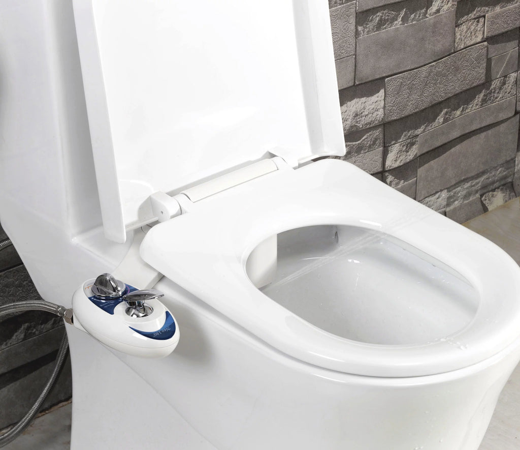 Fresh Water Dual-Nozzle Self-Cleaning Non-Electric Bidet Attachment M2566