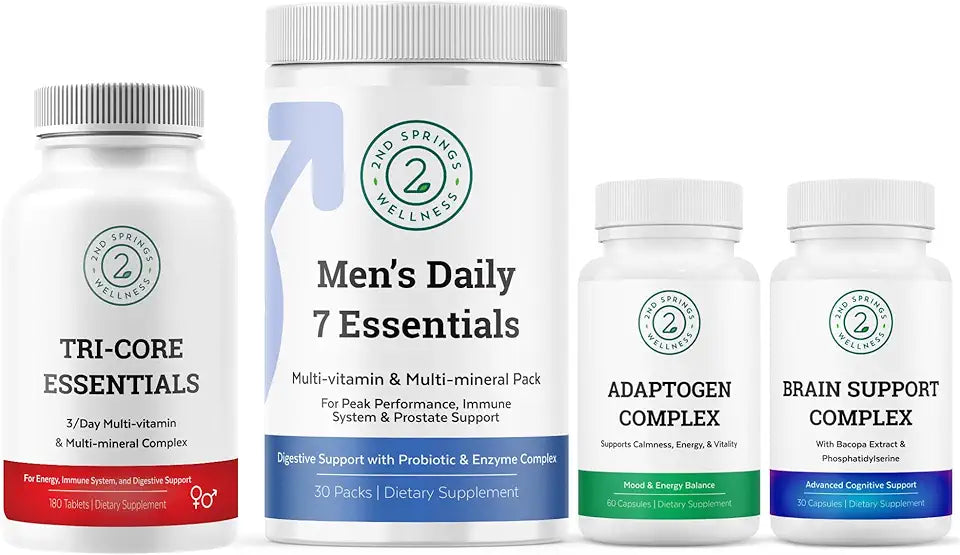 Daily 7 Essentials Adaptogen Complex Brain Support Complex Bundle D79062