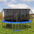 16 FT Trampoline with Safety Enclosure Net and Ladder O60779