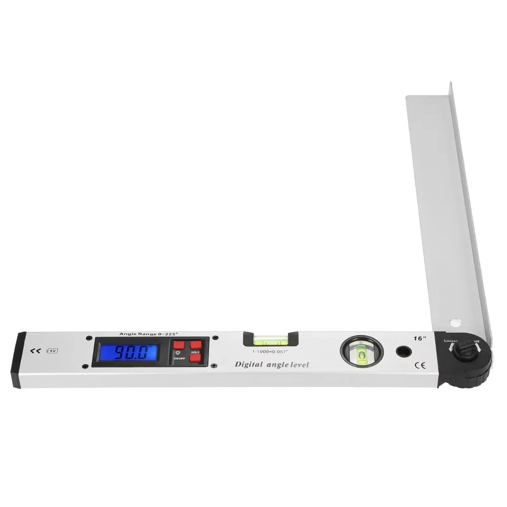 Digital Angle Level Meter 0-225 Degree 16inch 400mm Electronic Protractor R149067