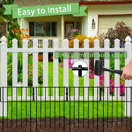 10 Pack Rustproof Metal Animal Barrier Fence E397709