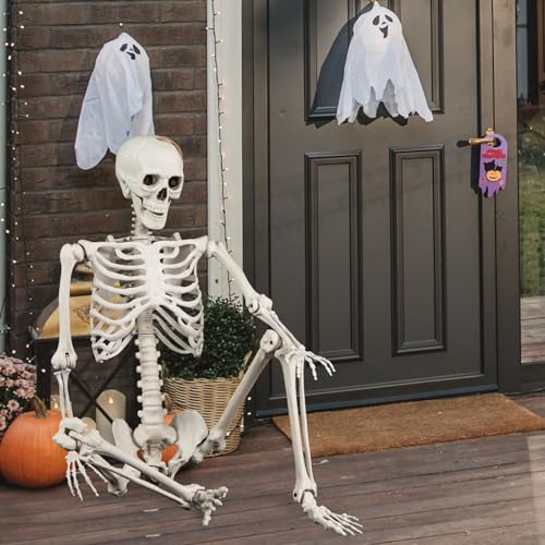 5.4 FT Life Size Posable Skeleton with Movable Joints Z167140