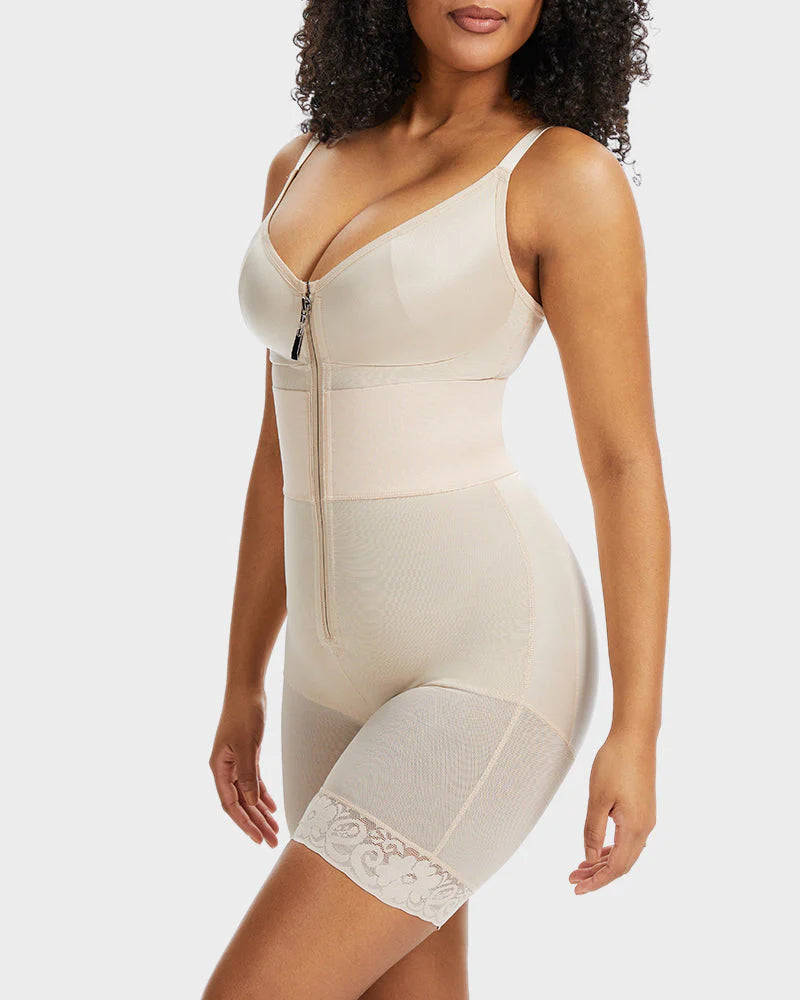 Deep V Bodysuit Shapewear D443