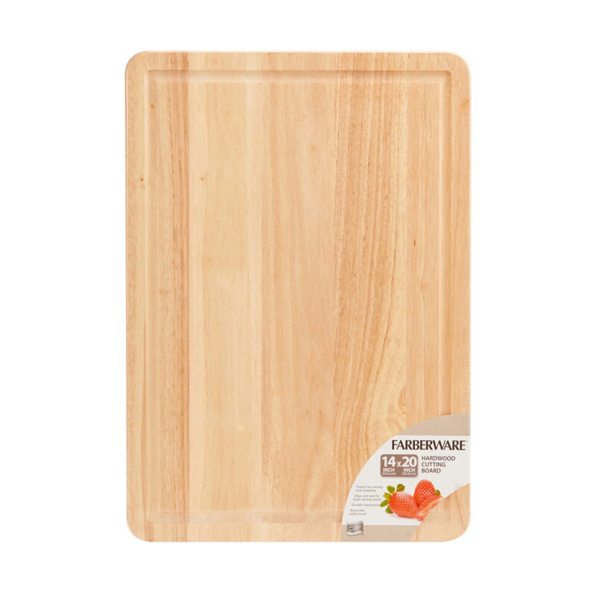 Wood Cutting Board with Perimeter Trench E52993