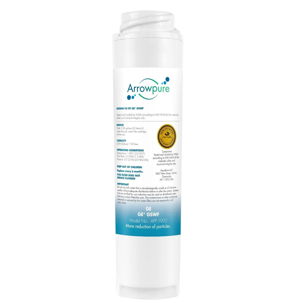 Refrigerator Water Filter Replacement Cartridge 5 Pack W530