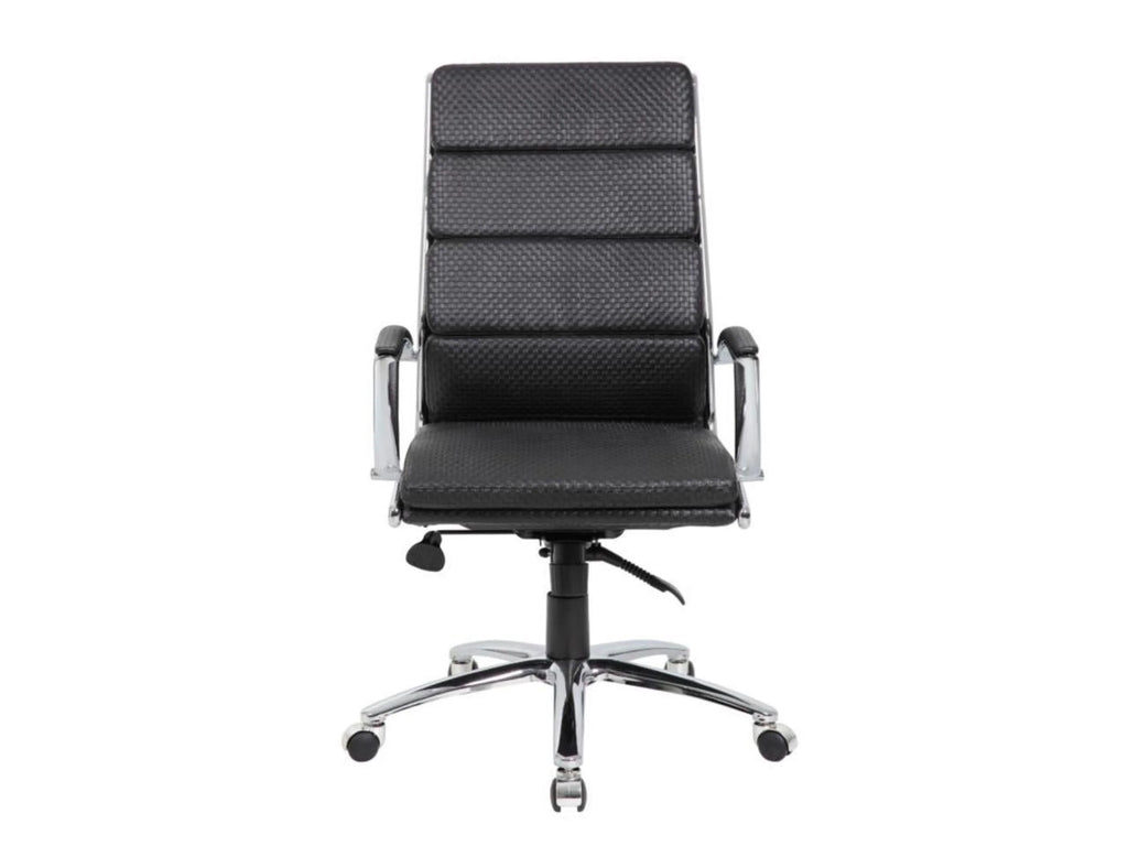 Vinyl Chair with Metal Chrome Finish V95192