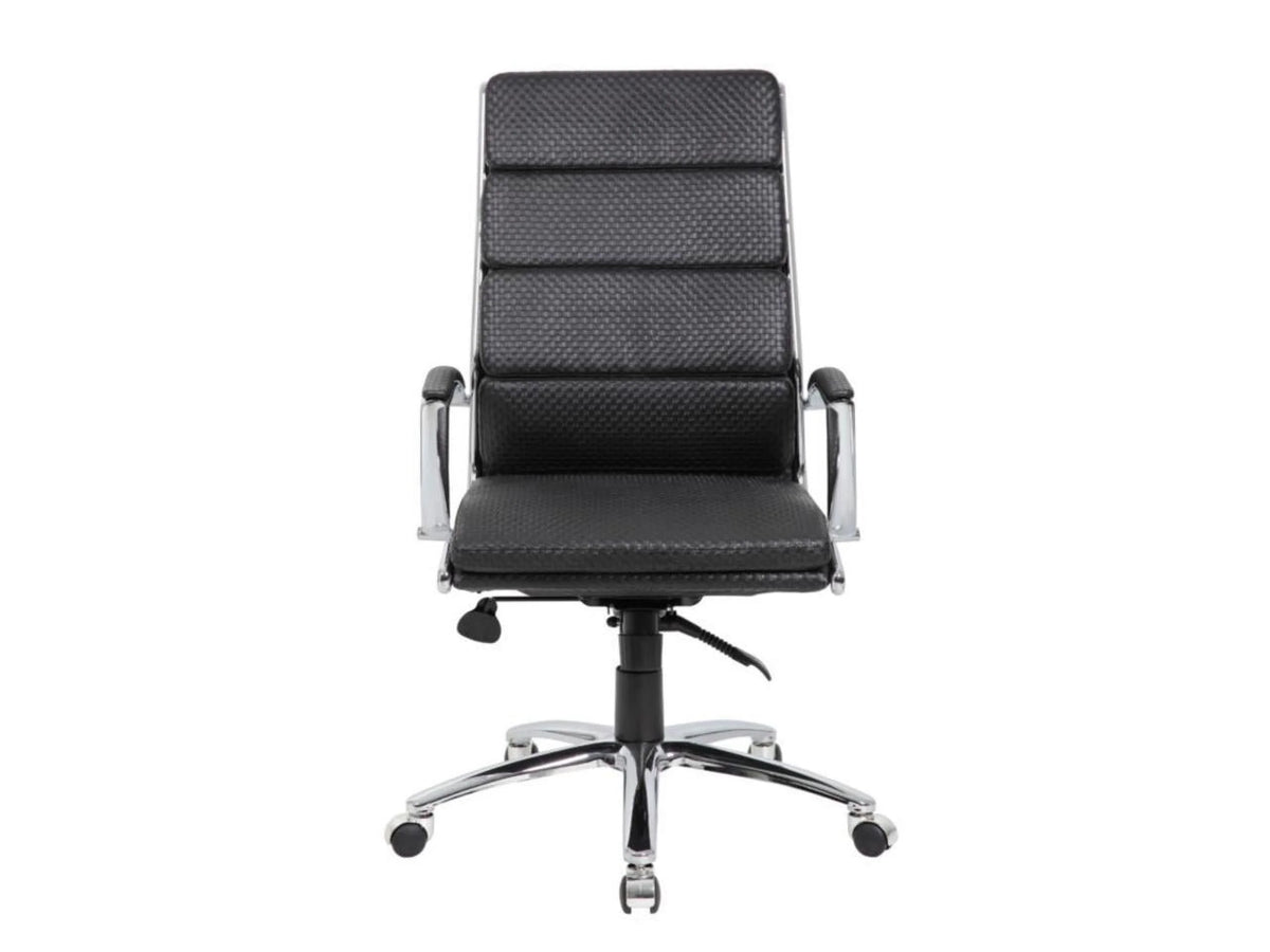 Vinyl Chair with Metal Chrome Finish V95192