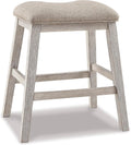 24" Counter Height Upholstered Barstool, Set of 2 X3391