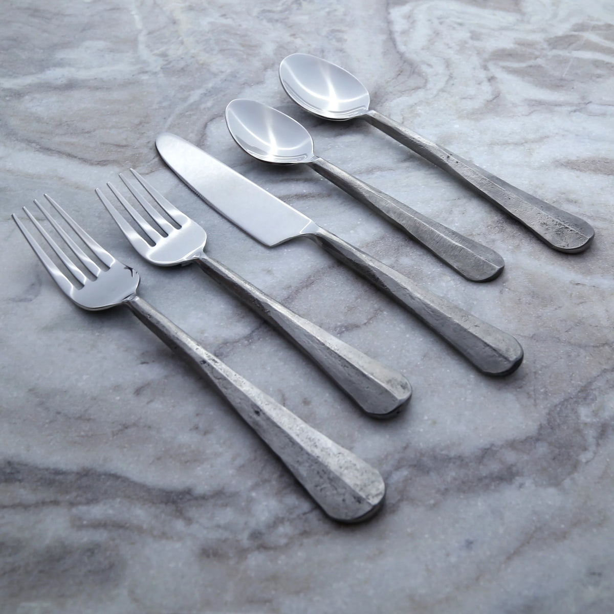 5-piece Steel Flatware Set T6649