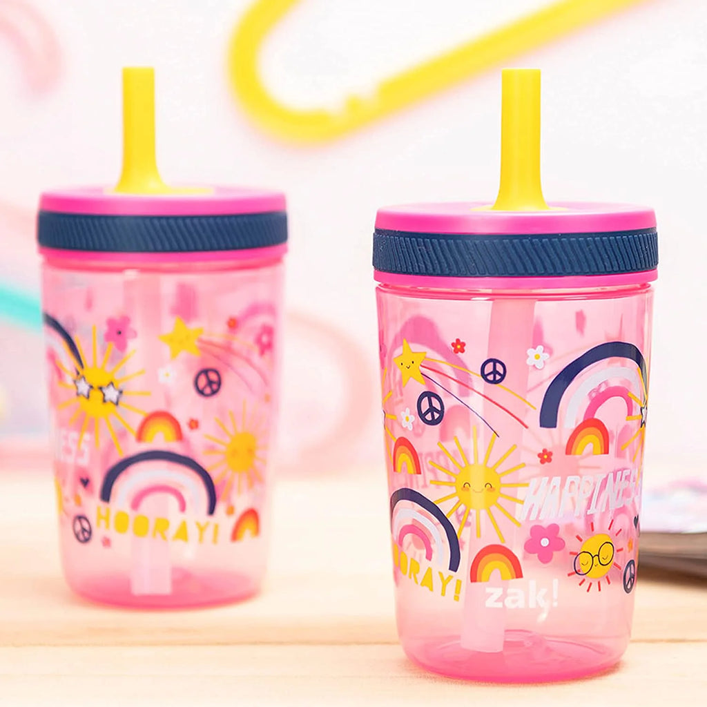 15 oz Tumbler Set with Straw and Screw-On Lid T93397