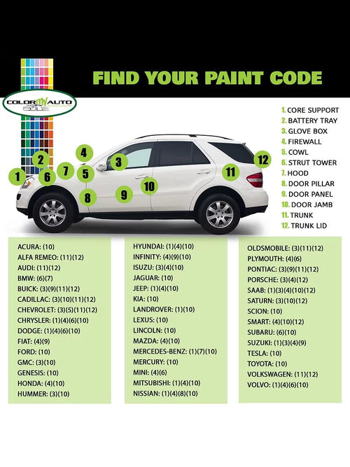1991 Black Base Coat Automotive Paint Aerosol Z186