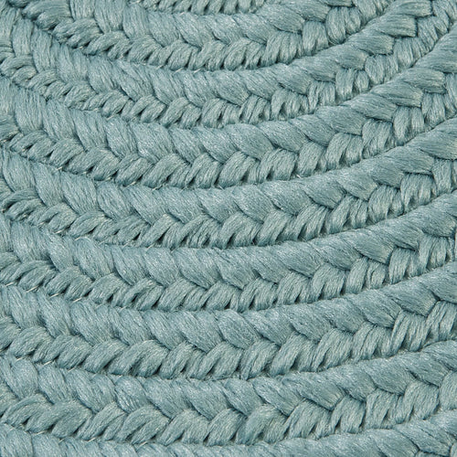 3' x 5' Blue Reversible Oval Area Rug I64312
