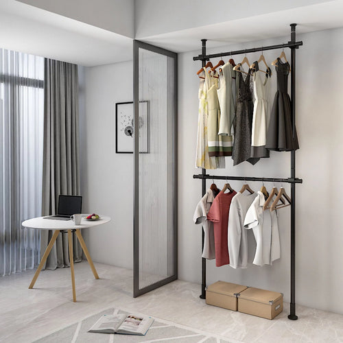 2 Tier Adjustable Clothes Rack B94483