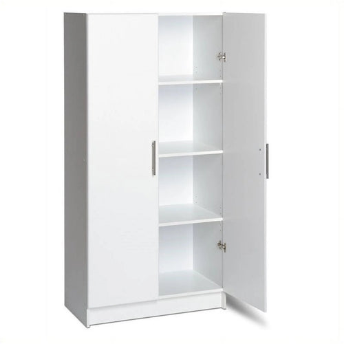 32" White Composite Wood Storage Cabinet A93266