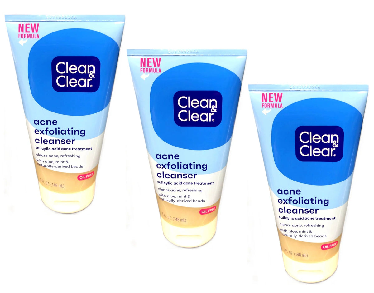 Acne Exfoliating Cleanser 5 Fl. Oz. Scrub, 3 Pack F30275