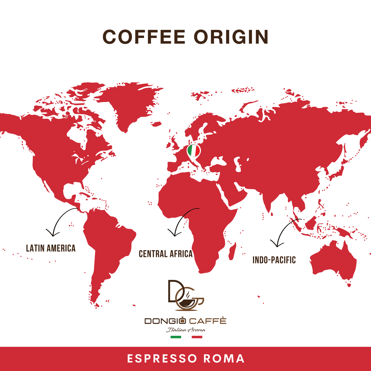 Espresso Capsules Med-Dark Roast Coffee Pods, 40 Ct G215