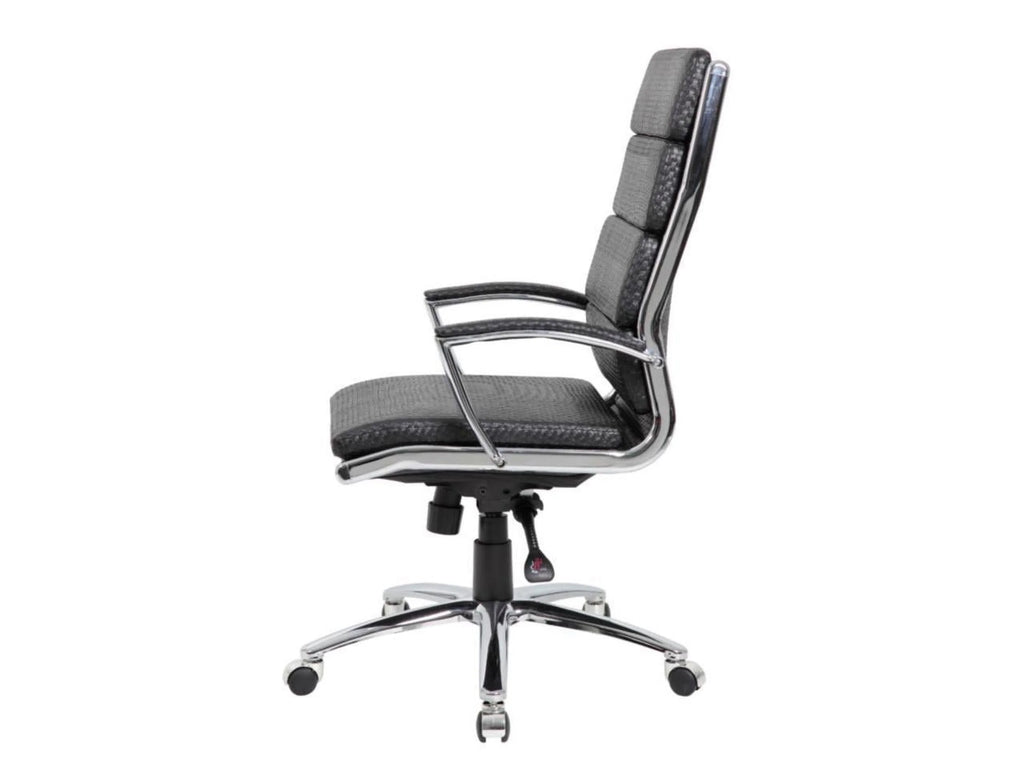 Vinyl Chair with Metal Chrome Finish V95192