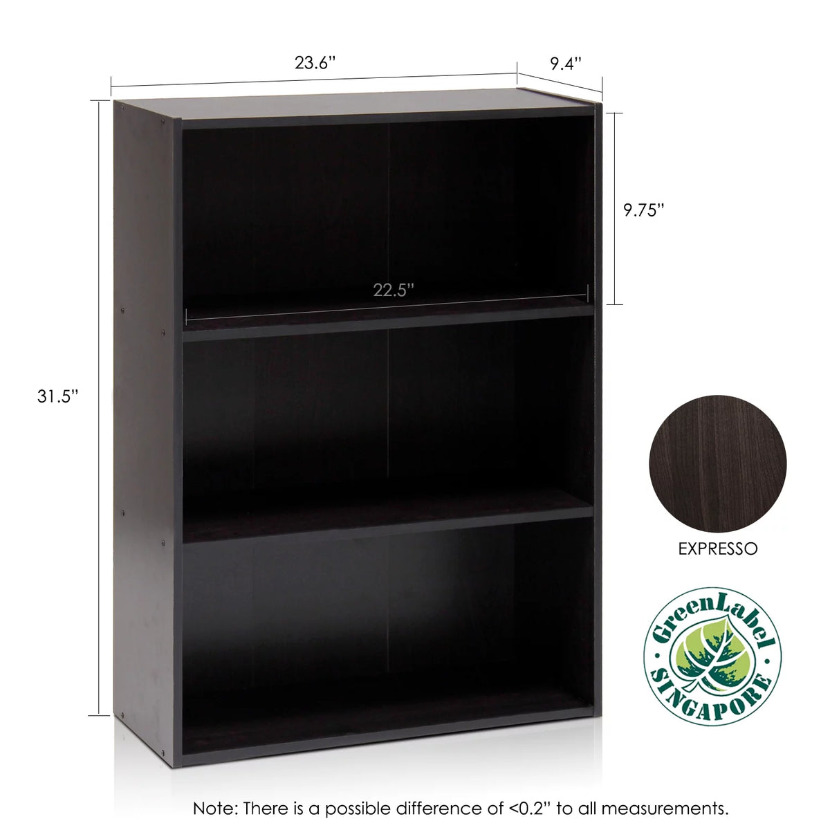 3-Tier Open Shelf H294