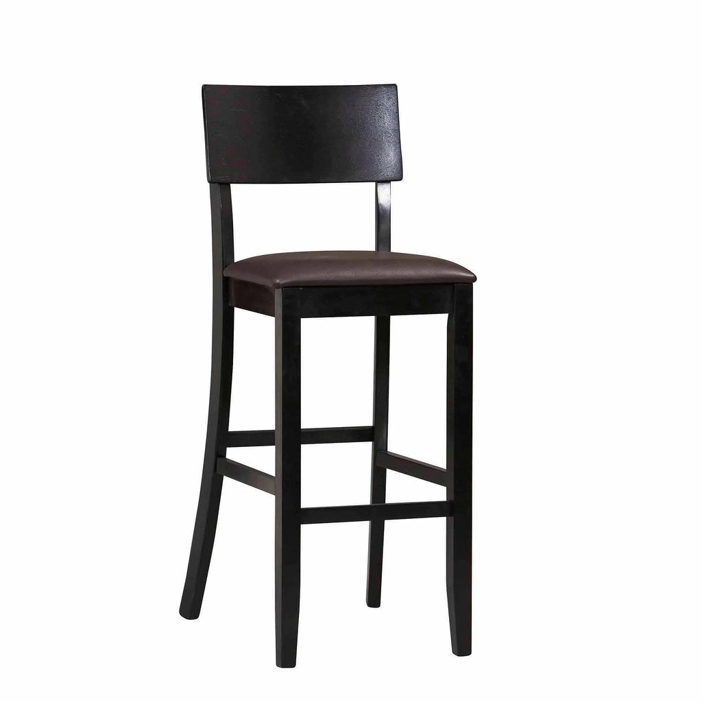 Black 30" Wood Bar Stool T73800