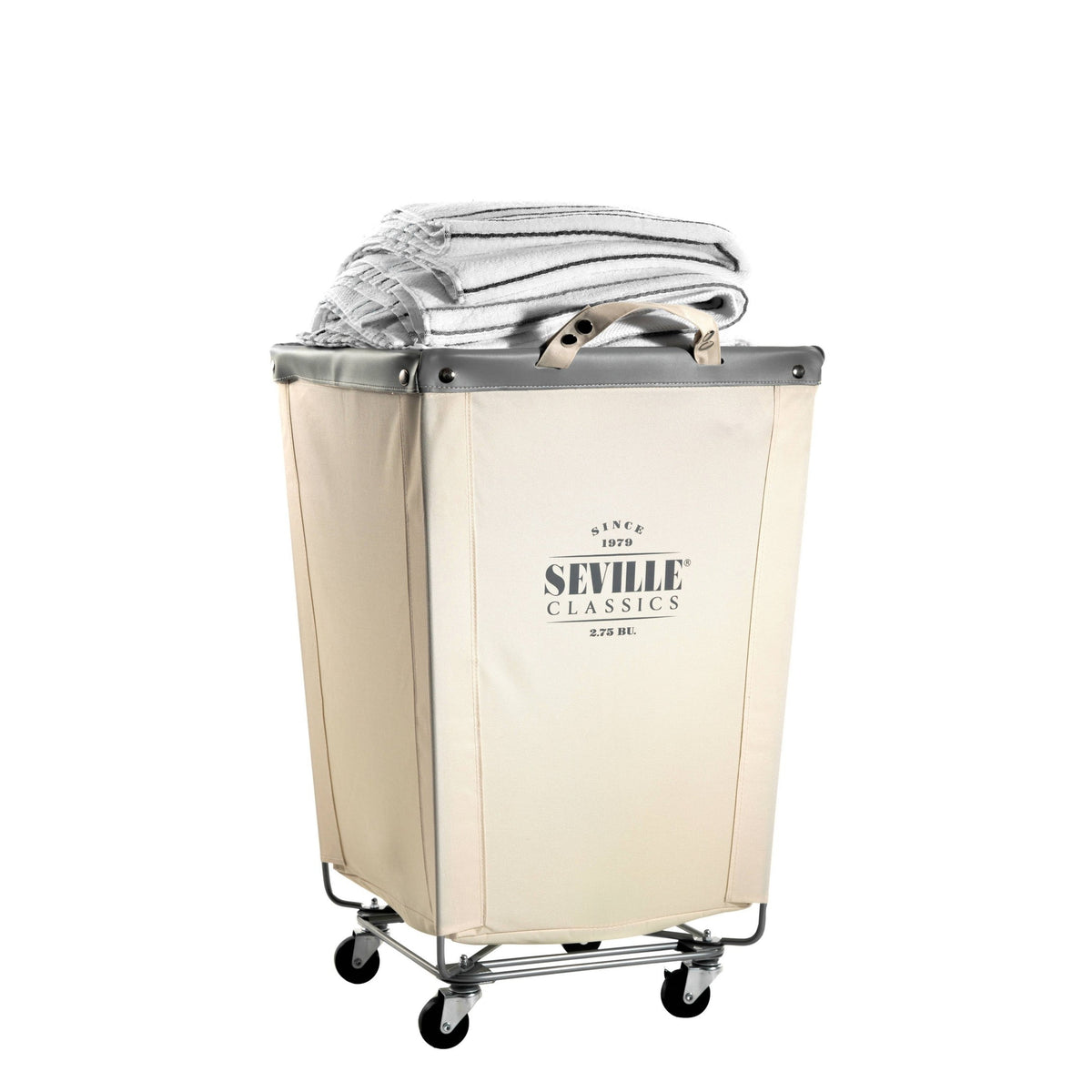 Heavy Duty Canvas Laundry Hamper K1897