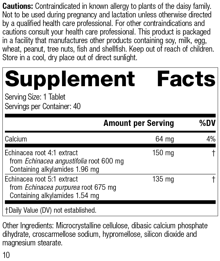 Echinacea 40 Tablets Q543731
