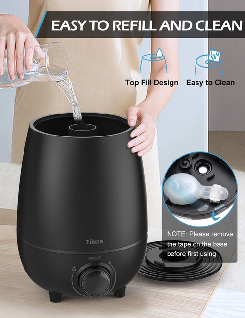 3L Cool Mist Ultrasonic Humidifier with 360° Nozzle L632203